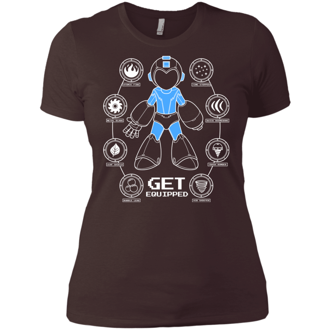 T-Shirts Dark Chocolate / X-Small Get Equipped Women's Premium T-Shirt