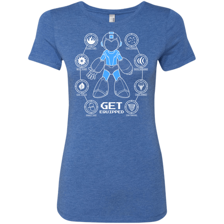 T-Shirts Vintage Royal / Small Get Equipped Women's Triblend T-Shirt