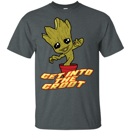 T-Shirts Dark Heather / S Get into the Groot T-Shirt