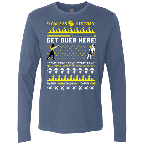 T-Shirts Indigo / Small Get Over Here Ugly Sweater Men's Premium Long Sleeve