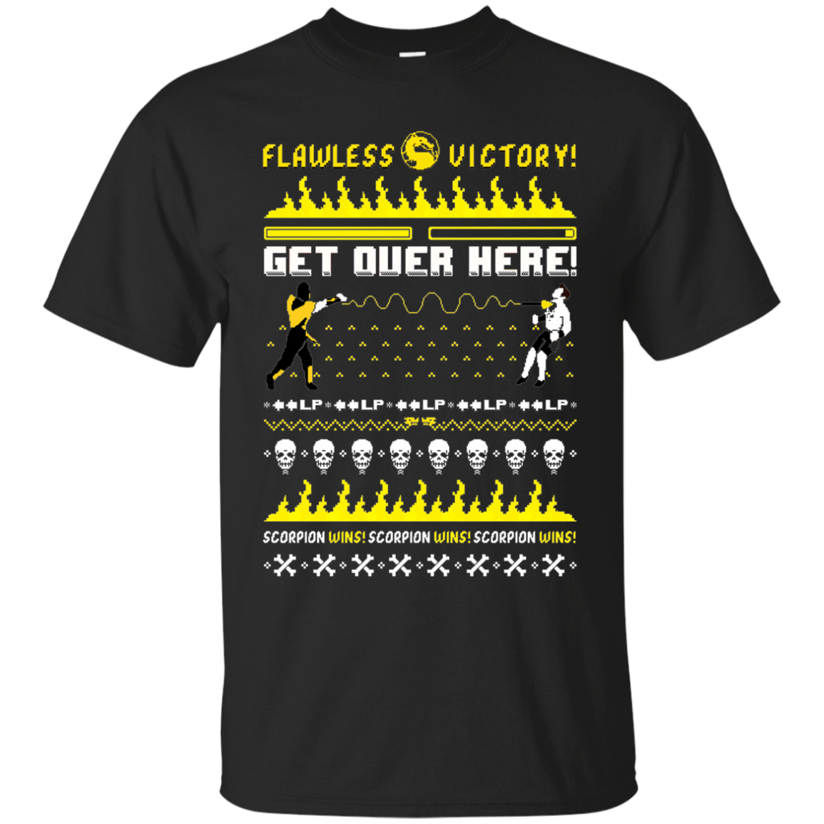 T-Shirts Black / Small Get Over Here Ugly Sweater T-Shirt