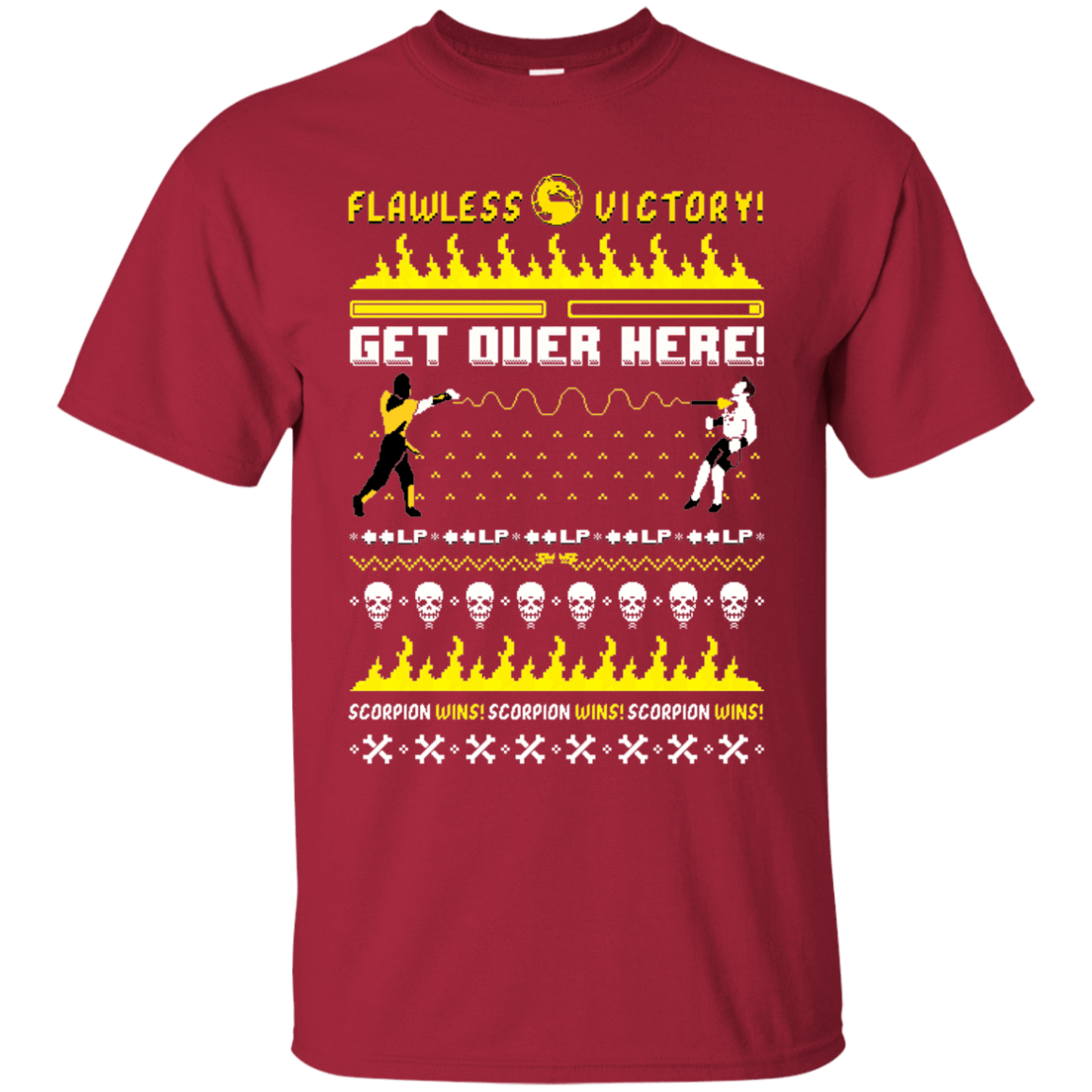 T-Shirts Cardinal / Small Get Over Here Ugly Sweater T-Shirt