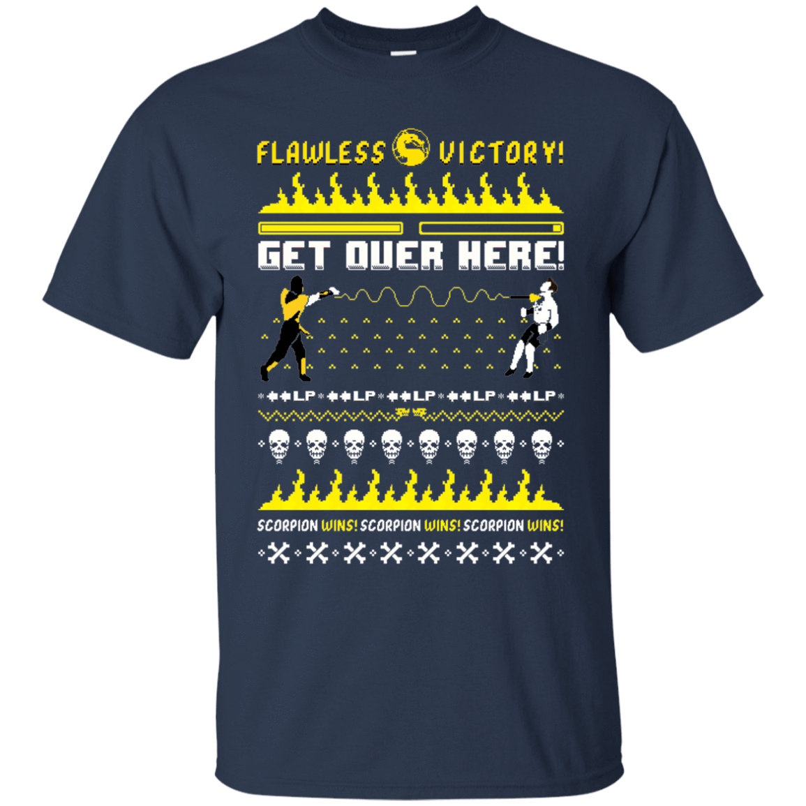 T-Shirts Navy / Small Get Over Here Ugly Sweater T-Shirt