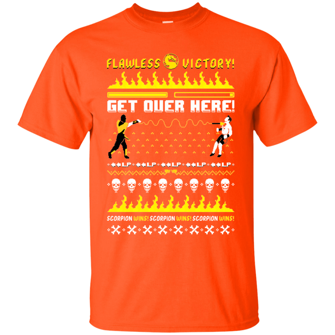 T-Shirts Orange / Small Get Over Here Ugly Sweater T-Shirt