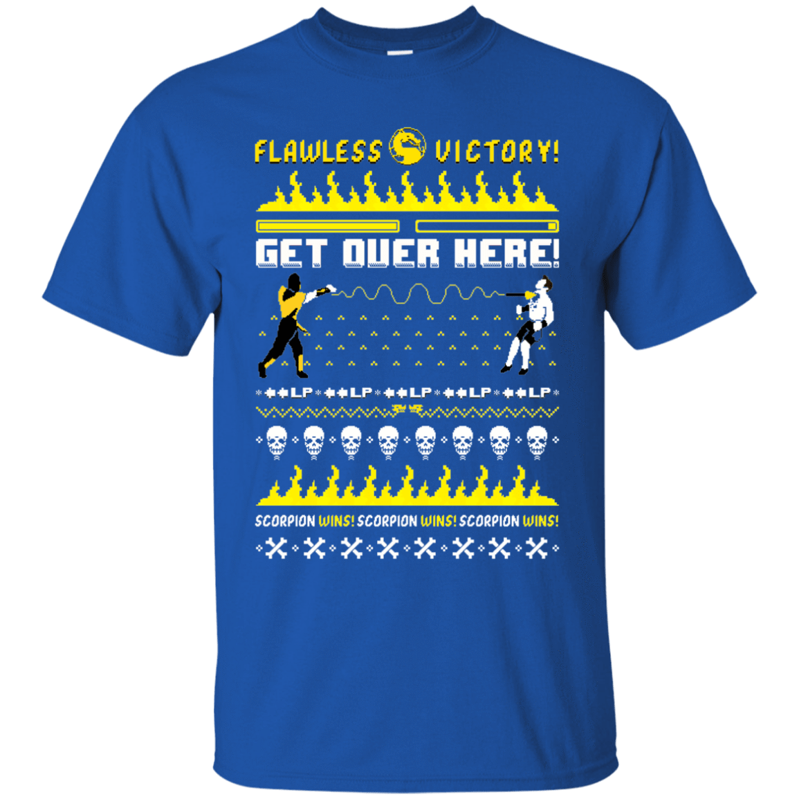 T-Shirts Royal / Small Get Over Here Ugly Sweater T-Shirt