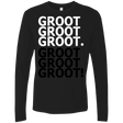 T-Shirts Black / Small Get over it Groot Men's Premium Long Sleeve