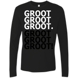 T-Shirts Black / Small Get over it Groot Men's Premium Long Sleeve