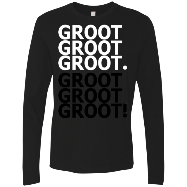 T-Shirts Black / Small Get over it Groot Men's Premium Long Sleeve