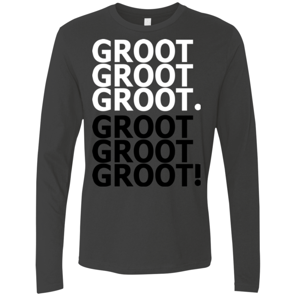 T-Shirts Heavy Metal / Small Get over it Groot Men's Premium Long Sleeve