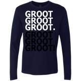T-Shirts Midnight Navy / Small Get over it Groot Men's Premium Long Sleeve