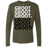 T-Shirts Military Green / Small Get over it Groot Men's Premium Long Sleeve