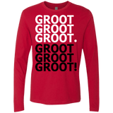 T-Shirts Red / Small Get over it Groot Men's Premium Long Sleeve