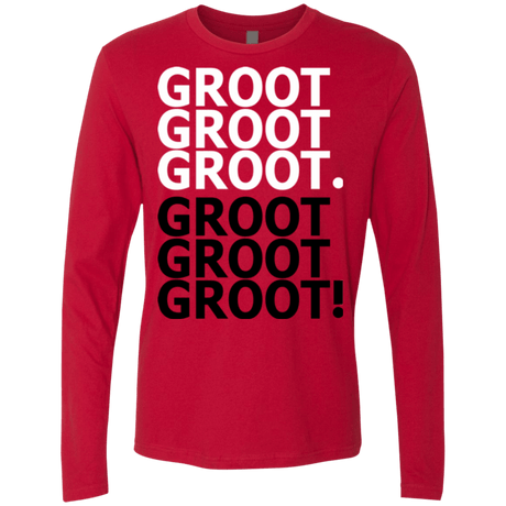 T-Shirts Red / Small Get over it Groot Men's Premium Long Sleeve