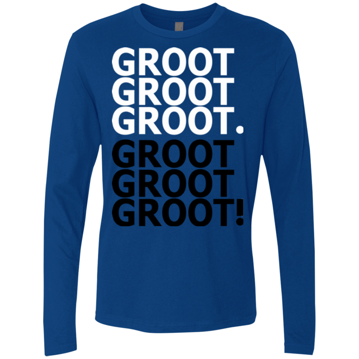 T-Shirts Royal / Small Get over it Groot Men's Premium Long Sleeve