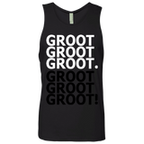 T-Shirts Black / Small Get over it Groot Men's Premium Tank Top
