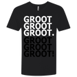 T-Shirts Black / X-Small Get over it Groot Men's Premium V-Neck