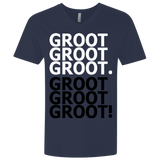 T-Shirts Midnight Navy / X-Small Get over it Groot Men's Premium V-Neck