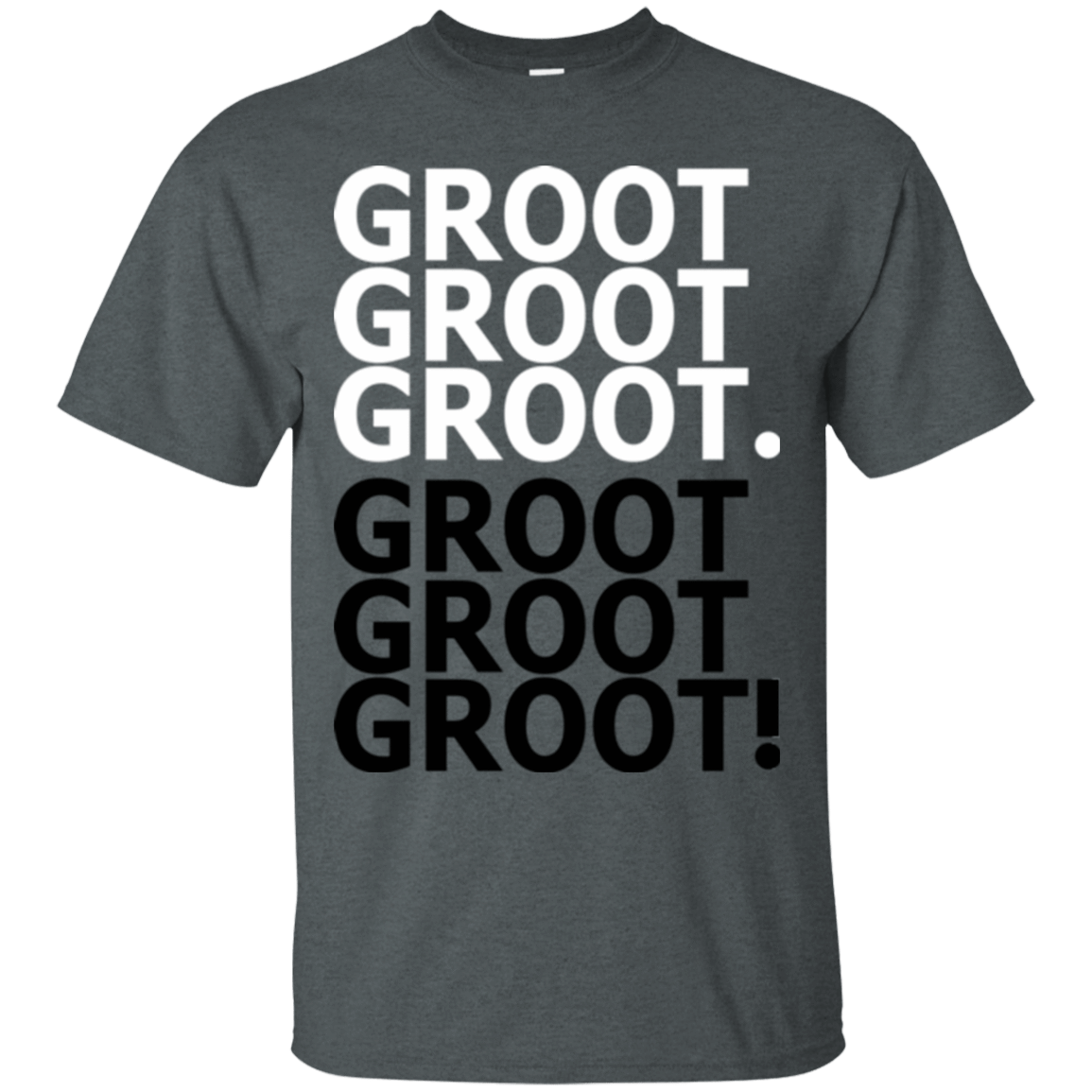 T-Shirts Dark Heather / Small Get over it Groot T-Shirt