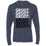 T-Shirts Vintage Navy / X-Small Get over it Groot Triblend Long Sleeve Hoodie Tee