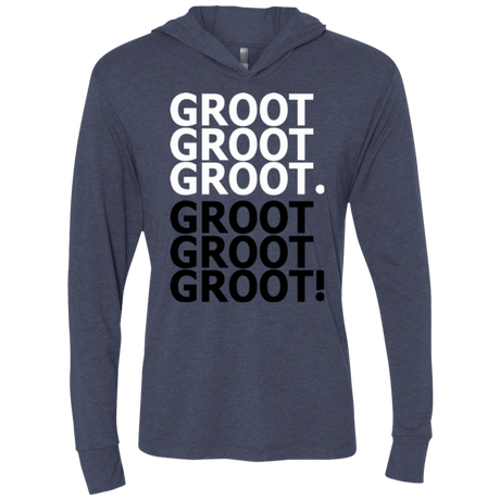 T-Shirts Vintage Navy / X-Small Get over it Groot Triblend Long Sleeve Hoodie Tee