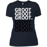 T-Shirts Midnight Navy / X-Small Get over it Groot Women's Premium T-Shirt