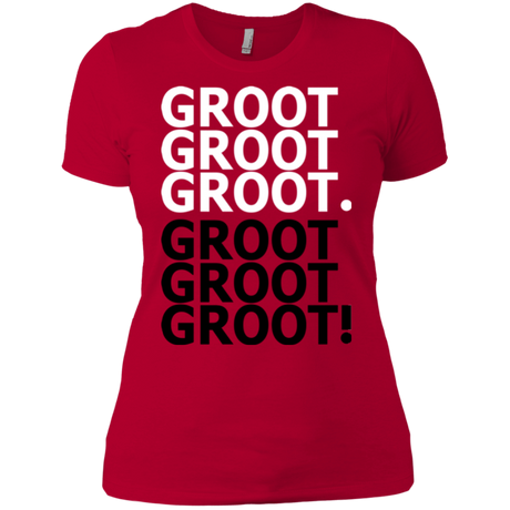 T-Shirts Red / X-Small Get over it Groot Women's Premium T-Shirt