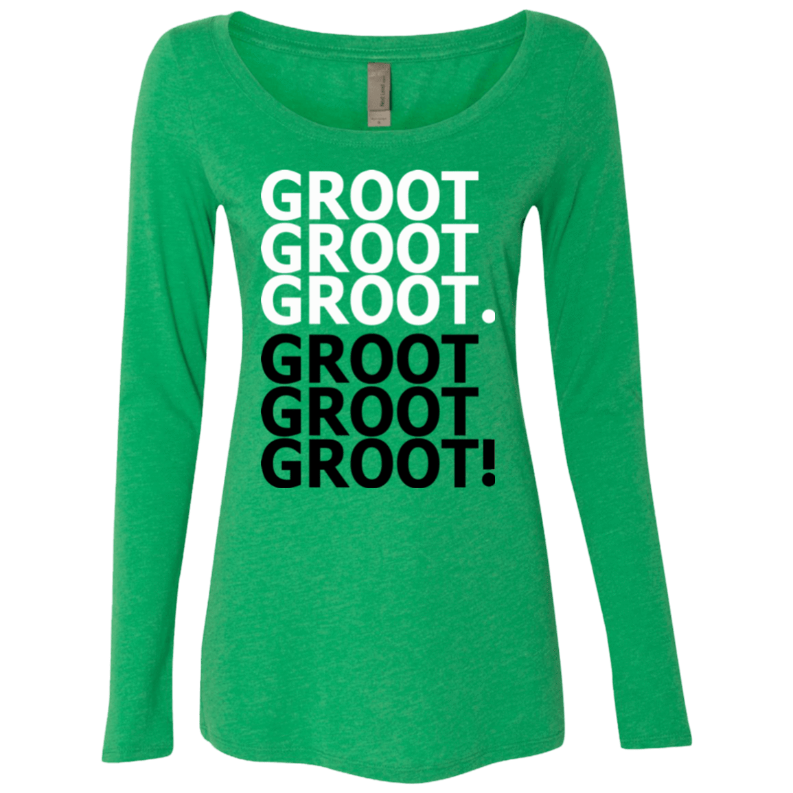 T-Shirts Envy / Small Get over it Groot Women's Triblend Long Sleeve Shirt