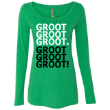 T-Shirts Envy / Small Get over it Groot Women's Triblend Long Sleeve Shirt