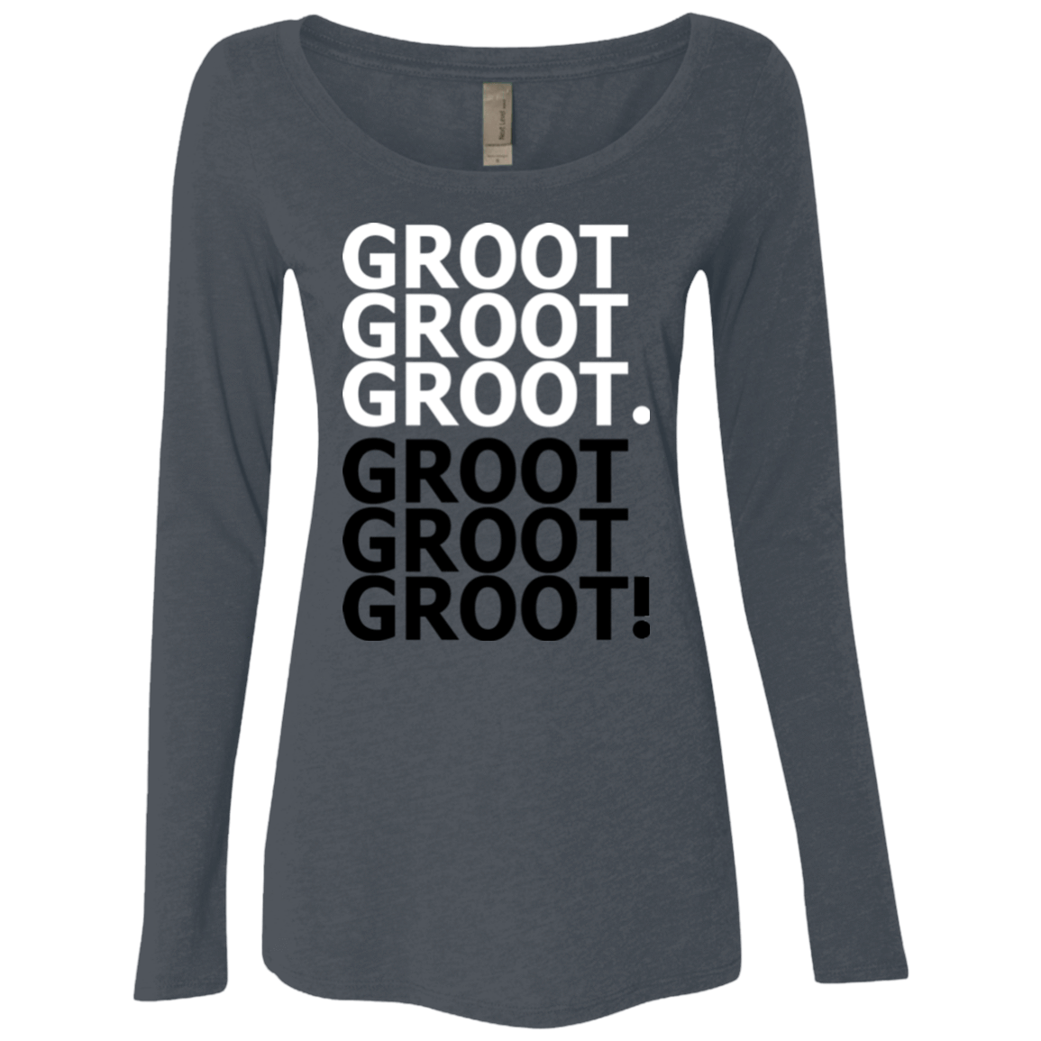 T-Shirts Vintage Navy / Small Get over it Groot Women's Triblend Long Sleeve Shirt
