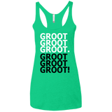 T-Shirts Envy / X-Small Get over it Groot Women's Triblend Racerback Tank