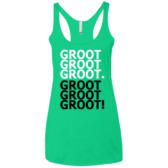 T-Shirts Envy / X-Small Get over it Groot Women's Triblend Racerback Tank