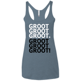 T-Shirts Indigo / X-Small Get over it Groot Women's Triblend Racerback Tank