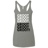 T-Shirts Venetian Grey / X-Small Get over it Groot Women's Triblend Racerback Tank
