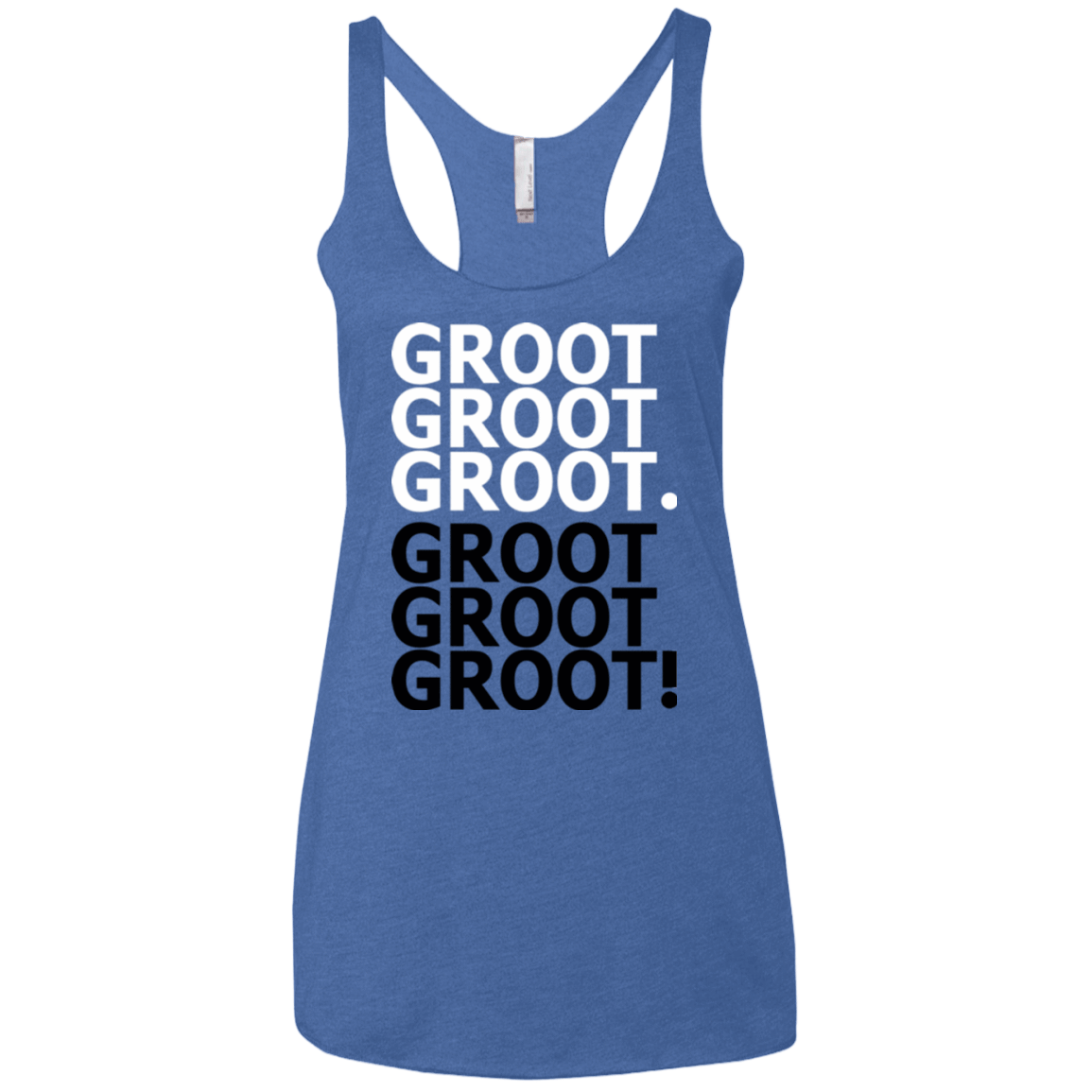 T-Shirts Vintage Royal / X-Small Get over it Groot Women's Triblend Racerback Tank