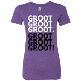 T-Shirts Purple Rush / Small Get over it Groot Women's Triblend T-Shirt