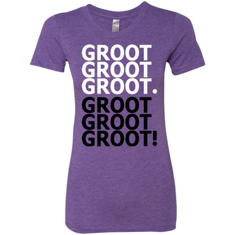 T-Shirts Purple Rush / Small Get over it Groot Women's Triblend T-Shirt