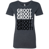 T-Shirts Vintage Navy / Small Get over it Groot Women's Triblend T-Shirt