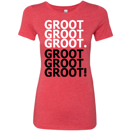 T-Shirts Vintage Red / Small Get over it Groot Women's Triblend T-Shirt