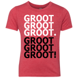 T-Shirts Vintage Red / YXS Get over it Groot Youth Triblend T-Shirt