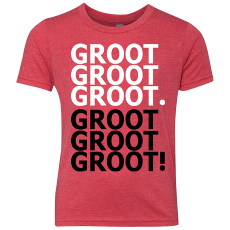 T-Shirts Vintage Red / YXS Get over it Groot Youth Triblend T-Shirt