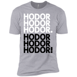 T-Shirts Heather Grey / YXS Get over it Hodor Boys Premium T-Shirt