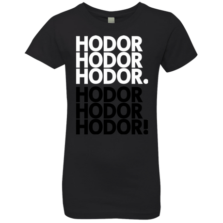 T-Shirts Black / YXS Get over it Hodor Girls Premium T-Shirt