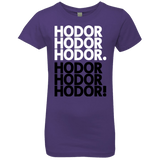 T-Shirts Purple Rush / YXS Get over it Hodor Girls Premium T-Shirt