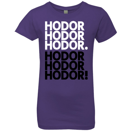 T-Shirts Purple Rush / YXS Get over it Hodor Girls Premium T-Shirt