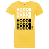 T-Shirts Vibrant Yellow / YXS Get over it Hodor Girls Premium T-Shirt