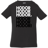T-Shirts Black / 6 Months Get over it Hodor Infant Premium T-Shirt