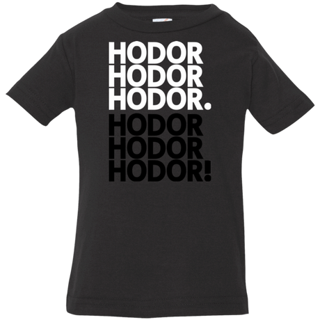 T-Shirts Black / 6 Months Get over it Hodor Infant Premium T-Shirt