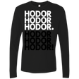 T-Shirts Black / Small Get over it Hodor Men's Premium Long Sleeve