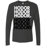 T-Shirts Heavy Metal / Small Get over it Hodor Men's Premium Long Sleeve