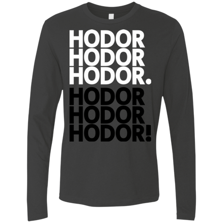 T-Shirts Heavy Metal / Small Get over it Hodor Men's Premium Long Sleeve